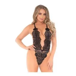 Body & Peignoir & String Tout Dentelle Sexy & Ceinture Satin - 3 Pièces - LEG AVENUE 86112 - Noir 001 -Vente de soutien-gorge pas cher Body202620peignoir202620string20tout20dentelle20sexy202620ceinture20satin20 20320piC3A8ces20 20LEG20AVENUE208611220 20Noir20001 2