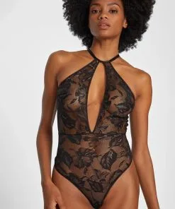 Body Sexy Twist And Love AUBADE "Boite à Désir" P086R - Noir