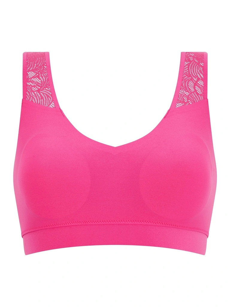 Brassière à Coques & Dentelle Stretch Invisible CHANTELLE "SoftStretch" C11G10 - Rose Pitaya 06X 4 Brassière à Coques & Dentelle Stretch Invisible CHANTELLE "SoftStretch" C11G10 - Rose Pitaya 06X – Image 4
