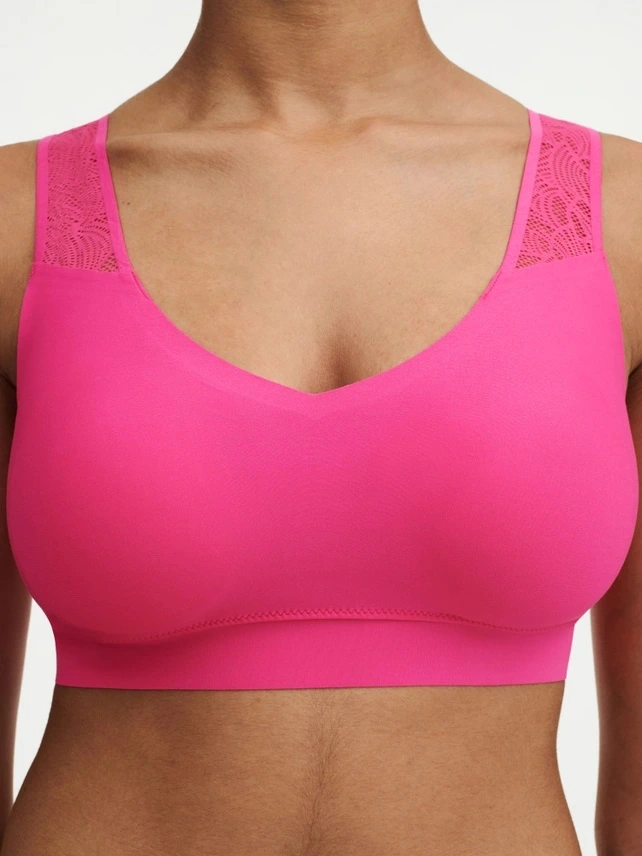 Brassière à Coques & Dentelle Stretch Invisible CHANTELLE "SoftStretch" C11G10 - Rose Pitaya 06X 2 Brassière à Coques & Dentelle Stretch Invisible CHANTELLE "SoftStretch" C11G10 - Rose Pitaya 06X – Image 2