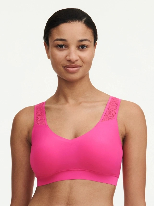 Brassière à Coques & Dentelle Stretch Invisible CHANTELLE "SoftStretch" C11G10 - Rose Pitaya 06X 1 Brassière à Coques & Dentelle Stretch Invisible CHANTELLE "SoftStretch" C11G10 - Rose Pitaya 06X
