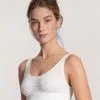 Brassière En Coton CALIDA "Elastic" 02138 - Blanc 001