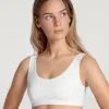 Brassière Look Sportif & Régulation De L'humidité CALIDA "Natural Joy" 02555 - Blanc 001