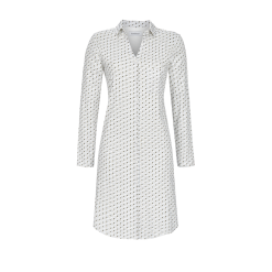 Chemise De Nuit Avec Une Patte De Boutonnage Continue RINGELLA "Pastels D'Hiver" 2511044 - Ivoire 130