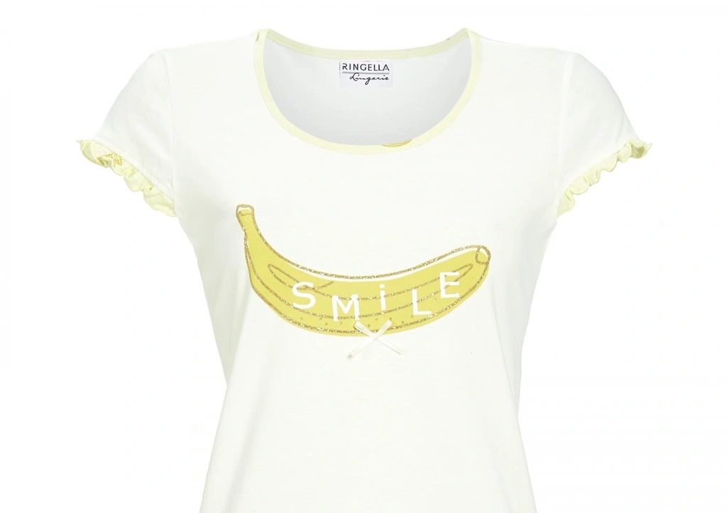 Pyjama Short Dame 100% Coton RINGELLA "Fruits Savoureux" 3261321 - Crème 134 2 Pyjama Short Dame 100% Coton RINGELLA "Fruits Savoureux" 3261321 - Crème 134 – Image 2