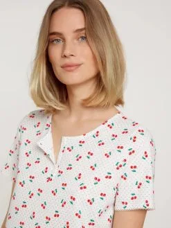 Chemise De Nuit Dame 95 Cm 100% CALIDA "Fruity Dreams" 34353 - Red Glow 136 -Vente de soutien-gorge pas cher Chemise20de20nuit20dame209520cm201002520CALIDA2022Fruity20Dreams22203435320 20Red20Glow20136 1