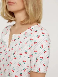 Chemise De Nuit Dame 95 Cm 100% CALIDA "Fruity Dreams" 34353 - Red Glow 136 -Vente de soutien-gorge pas cher Chemise20de20nuit20dame209520cm201002520CALIDA2022Fruity20Dreams22203435320 20Red20Glow20136 2