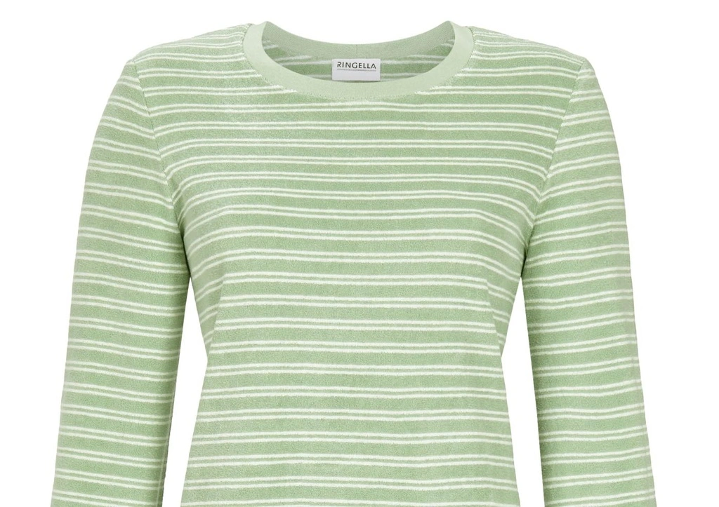 Pyjama Avec Poignets En Tricot RINGELLA "Pouvoir Des Fleurs" 2561202 - Bleu Jeans 213 2 Pyjama Avec Poignets En Tricot RINGELLA "Pouvoir Des Fleurs" 2561202 - Bleu Jeans 213 – Image 2