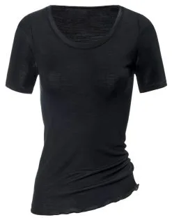 Chemisette Court Manche Laine & Soie CALIDA "True Confidence" 14535 - Noir 996 -Vente de soutien-gorge pas cher Chemisette20court20manche20laine202620soie20CALIDA2022True20Confidence22201453520 20Noir20996 2