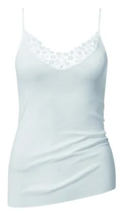 Chemisette Fines Bretelles Coton & Dentelle CALIDA "Feminin Sense" 11451 - Blanc 001 9 Chemisette Fines Bretelles Coton & Dentelle CALIDA "Feminin Sense" 11451 - Blanc 001 -Vente de soutien-gorge pas cher Chemisette20fines20bretelles20coton202620dentelle20CALIDA2022Feminin20Sense22201145120 20Blanc20001 2