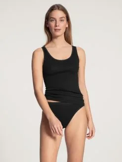 Chemisette Larges Bretelles 100% Coton CALIDA "Slip/Hosen" 12033 - Noir 992 -Vente de soutien-gorge pas cher Chemisette20larges20bretelles201002520coton20CALIDA2022Slip Hosen22201203320 20Noir20992 1