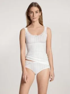 Chemisette Larges Bretelles & Dentelle 95% Coton CALIDA "Etude Toujours" 12092 - Blanc 001 -Vente de soutien-gorge pas cher Chemisette20larges20bretelles202620dentelle20952520coton20CALIDA2022Etude20Toujours22201209220 20Blanc20001 1