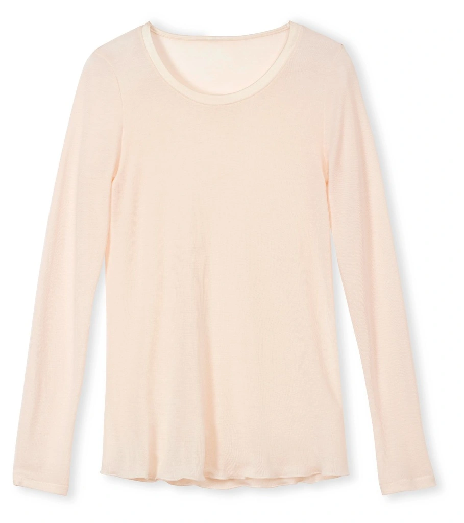 Chemisette Longue Manche Laine & Soie CALIDA "True Confidence" 15435 - Light Ivory 090 6 Chemisette Longue Manche Laine & Soie CALIDA "True Confidence" 15435 - Light Ivory 090 – Image 6