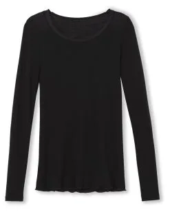 Chemisette Longue Manche Laine & Soie CALIDA "True Confidence" 15435 - Noir 996 -Vente de soutien-gorge pas cher Chemisette20longue20manche20laine202620soie20CALIDA2022True20Confidence22201543520 20Noir20996 3