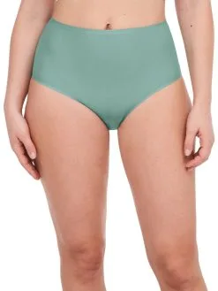 Culotte Taille Haute Stretch Invisible CHANTELLE "SoftStretch" C26470 - Vert Trellis 03N