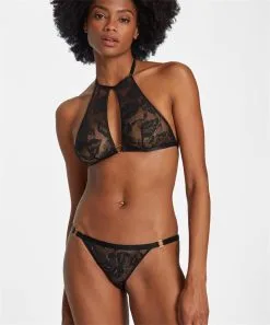Ensemble Twist And Love Lingerie Sexy AUBADE "Boite à Désir" P080R - Noir
