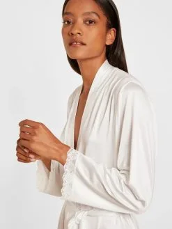 Kimono Dame CALIDA "100% Nature Romance" 64292 - Star White 910 -Vente de soutien-gorge pas cher Kimono20dame20CALIDA20221002520Nature20Romance22206429220 20Star20White20910 2