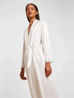 Kimono Dame CALIDA "100% Nature Romance" 64292 - Star White 910 -Vente de soutien-gorge pas cher Kimono20dame20CALIDA20221002520Nature20Romance22206429220 20Star20White20910 4