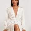 Kimono Dame CALIDA "100% Nature Romance" 64292 - Star White 910