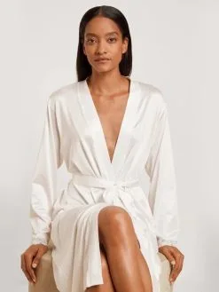 Kimono Dame CALIDA "100% Nature Romance" 64292 - Star White 910