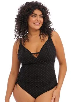 Maillot Sans Armatures Spécial Poches Profondes ELOMI "Bazaruto" ES800643 - Noir BLK