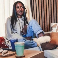 Pantoufles Hautes Laine D'alpaga Et De Corriedale FLEMAR "L'a Bohème" - Cuir -Vente de soutien-gorge pas cher Pantoufles20laine20d27alpaga20et20de20corriedale20FLEMAR2022L27a20BohC3A8me2220 20Marron 1