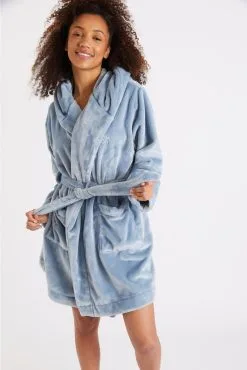 Peignoir Court En Polar - BANANA MOON "Pilo Zarela" - Bleu JMW56 -Vente de soutien-gorge pas cher Peignoir20court20en20polar20 20BANANA20MOON2022Pilo20Zarela2220 20Bleu20JMW56 1