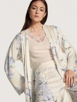 Kimono Dame CALIDA "Favorite Seduction" 60254 - Charm Cream 904 -Vente de soutien-gorge pas cher Peignoir20dame2020CALIDA2022Favorite20Seduction22206025420 20Charm20cream20904 2