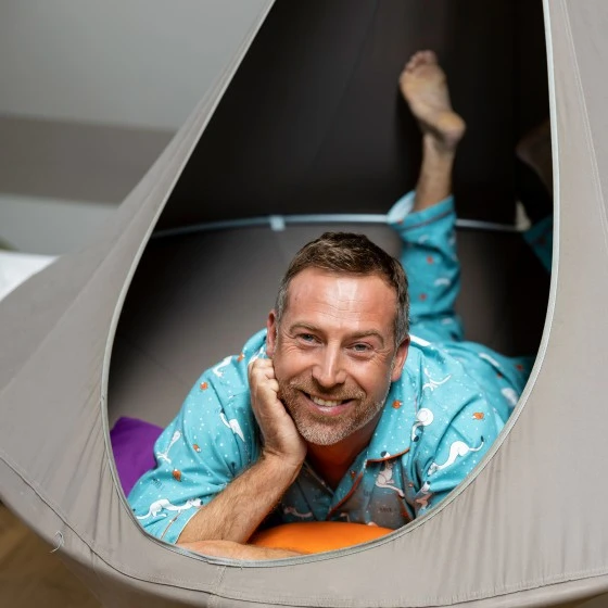 Pyjama Boutonné Adulte En Pilou JUSQU'AU LEVER DU JOUR - Hermine 3 Pyjama Boutonné Adulte En Pilou JUSQU'AU LEVER DU JOUR - Hermine – Image 3