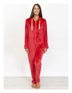 Pyjama Combinaison Dame VERDISSIMA CB10 - Rouge 00005