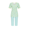 Pyjama Dame Short 3/4 RINGELLA "Fruits Sucrés" 3211217 - Menthe 520
