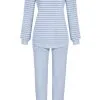 Pyjama Femme éponge Stretch RINGELLA "Confort D'hiver" 2518203 - Bleu 235