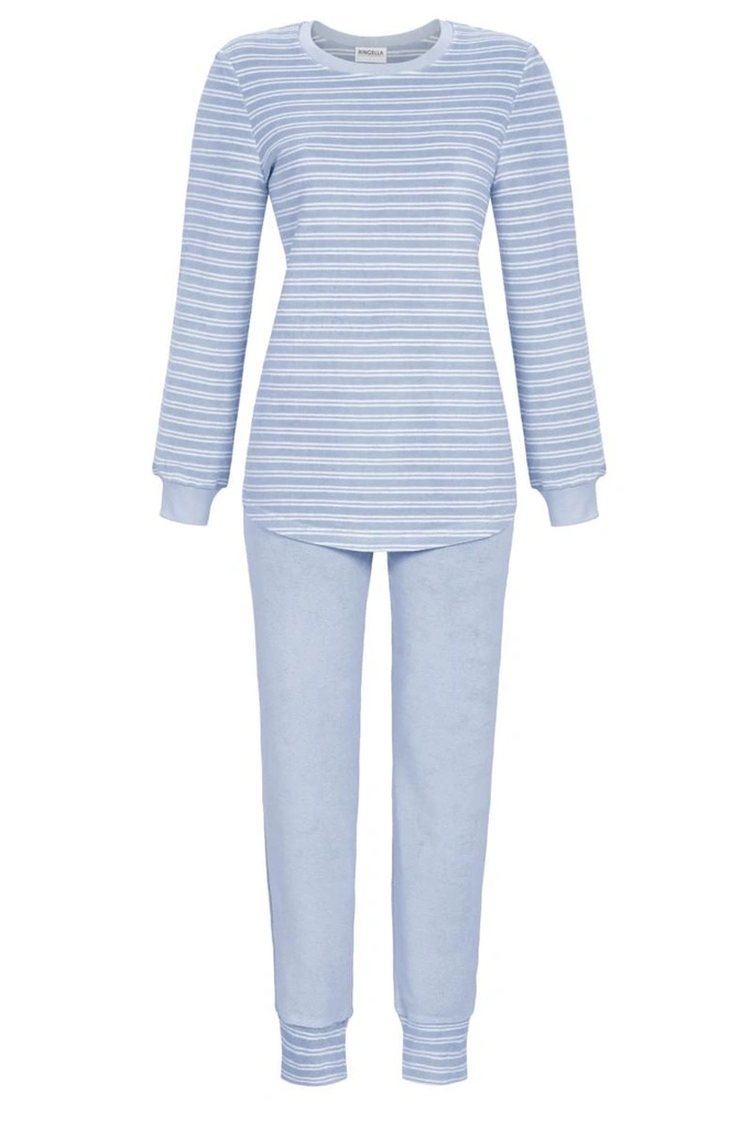 Pyjama Femme éponge Stretch RINGELLA "Confort D'hiver" 2518203 - Bleu 235 1 Pyjama Femme éponge Stretch RINGELLA "Confort D'hiver" 2518203 - Bleu 235