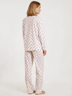 Pyjama Long Dame 100% Coton CALIDA "Fruity Dreams" 43953 - Red Glow 136 -Vente de soutien-gorge pas cher Pyjama20long20dame201002520coton20CALIDA2022Fruity20Dreams22204395320 20Red20Glow20136 4