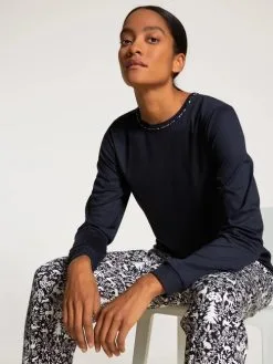 Pyjama Long Dame Avec Bords élastiques CALIDA "Winter Dreams" 41392 - Dark Lapis Blue 339 -Vente de soutien-gorge pas cher Pyjama20long20dame20avec20bords20C3A9lastiques20CALIDA2022Winter20Dreams22204139220 20Dark20lapis20blue20339 1