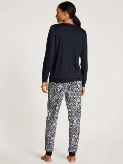 Pyjama Long Dame Avec Bords élastiques CALIDA "Winter Dreams" 41392 - Dark Lapis Blue 339 -Vente de soutien-gorge pas cher Pyjama20long20dame20avec20bords20C3A9lastiques20CALIDA2022Winter20Dreams22204139220 20Dark20lapis20blue20339 4