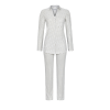 Pyjama Long Dame Boutonné RINGELLA "Pastels D'Hiver" 2511244 - Ivoire 130