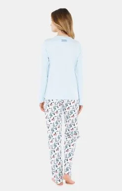 Pyjama Long Femme Coton Bio ARTHUR "Noël" MOL - Ivoire 2CVNOEL -Vente de soutien-gorge pas cher Pyjama20long20femme20coton20bio20ARTHUR2022NoC3ABl2220MOL20 20Ivoire202CVNOEL 2