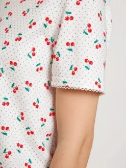 Pyjama Short Dame 100% Coton CALIDA "Fruity Dreams" 43253 - Red Glow 136 -Vente de soutien-gorge pas cher Pyjama20short20dame201002520coton20CALIDA2022Fruity20Dreams22204325320 20Red20Glow20136 1