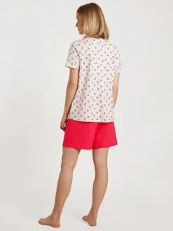 Pyjama Short Dame 100% Coton CALIDA "Fruity Dreams" 43253 - Red Glow 136 -Vente de soutien-gorge pas cher Pyjama20short20dame201002520coton20CALIDA2022Fruity20Dreams22204325320 20Red20Glow20136 3