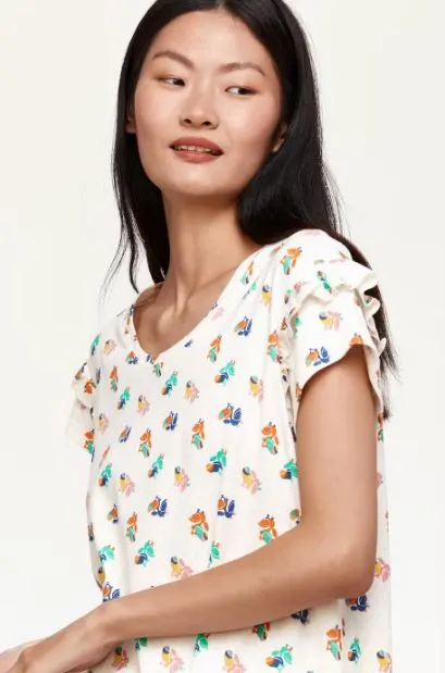 Pyjama Short Dame WOODY "Toucans" 231-1-PSA-S - Imprimé 927 2 Pyjama Short Dame WOODY "Toucans" 231-1-PSA-S - Imprimé 927 – Image 2