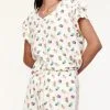 Pyjama Short Dame WOODY "Toucans" 231-1-PSA-S - Imprimé 927