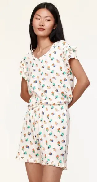 Pyjama Short Dame WOODY "Toucans" 231-1-PSA-S - Imprimé 927 1 Pyjama Short Dame WOODY "Toucans" 231-1-PSA-S - Imprimé 927