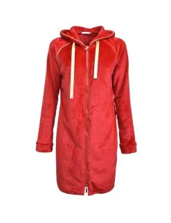 Robe De Chambre Zippée VERDISSIMA CB72 - Rouge 00005 -Vente de soutien-gorge pas cher Robe20de20chambre20zippC3A9e20VERDISSIMA20CB7220 20Rouge2000005 4