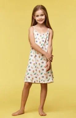 Robe De Nuit Fille WOODY "Toucans" 231-1-DZB-S - Imprimé 927