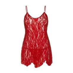 Robe Dentelle Transparente Sexy & String - 2 Pièces - LEG AVENUE 8717 - Rouge 003 -Vente de soutien-gorge pas cher Robe20dentelle20transparente20sexy202620string20 20220piC3A8ces20 20LEG20AVENUE20871720 20Rouge20003 5