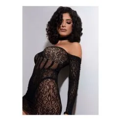 Robe Sexy Dentelle Et Résille Transparente LEG AVENUE 86966 - Noir 001 -Vente de soutien-gorge pas cher Robe20sexy20dentelle20et20rC3A9sille20transparente20LEG20AVENUE208696620 20Noir20001 3