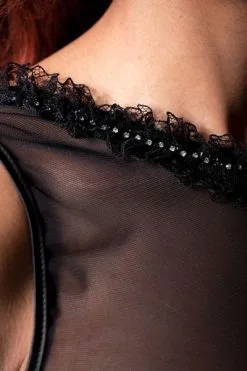 Robe Sexy Tulle & Strass FOLIES RENAUD "Gaelle" 10221 - Noir 7 Robe Sexy Tulle & Strass FOLIES RENAUD "Gaelle" 10221 - Noir -Vente de soutien-gorge pas cher Robe20sexy20tulle202620strass20FOLIES20RENAUD2022Gaelle22201022120 20Noir 2