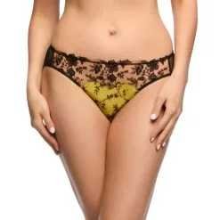 Slip DITA VON TEESE "Victresse" D22041 - Black Chartreuse