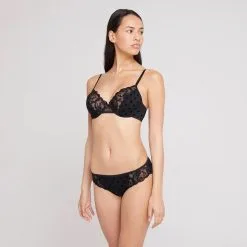 Slip LOU "Larmes De Rose" 02346 - Noir 030 -Vente de soutien-gorge pas cher Slip20LOU2022Larmes20de20Rose22200A34620 20Noir200302028copie29